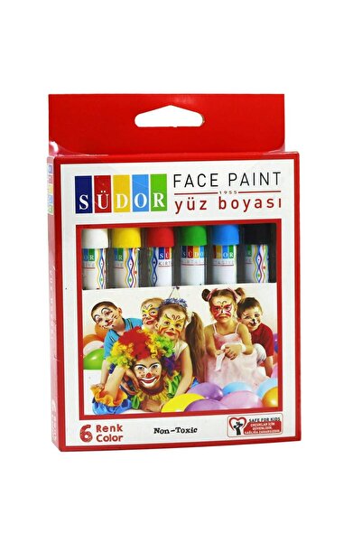 NEALALIM 6 Renkli Yüz Boyası - Yüz Boyama Palyaço Kalemi Yeni Modern 987838