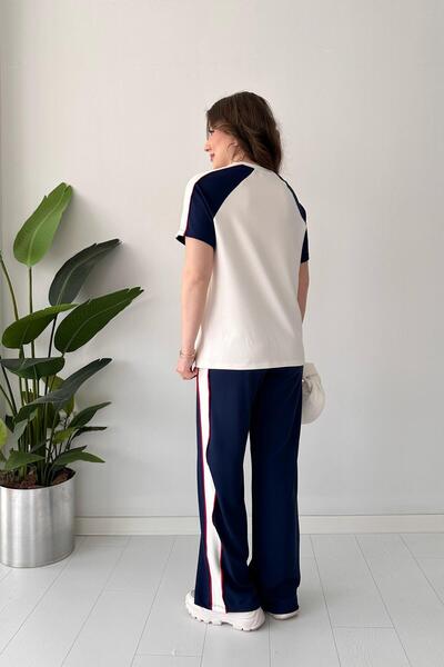 MaziButik Three Stone Modal Suit - White