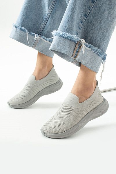 AlbiShoes Unisex πλεκτά κάλτσες χωρίς κορδόνια ελαφριά άνετη σόλα καθημερινά αθλητικά παπούτσια για τρέξιμο για περπάτημα
