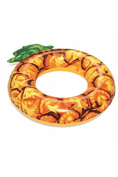 arsmoda Large Inflatable Bagel Pineapple Water Ring 118 cm