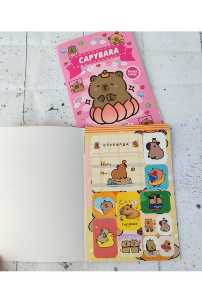 senacacollection 1 kom. Album za kapibara stikere, 16 stranica, 208 komada st...