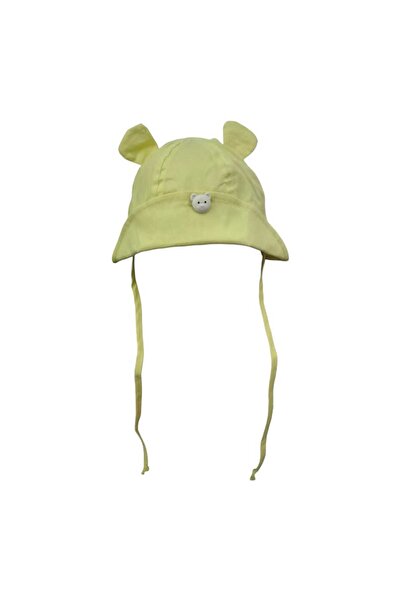 Aware Time Kitti 4-8 Yaş Kız çocuk Bağcıklı Yazlık Fötr Şapka