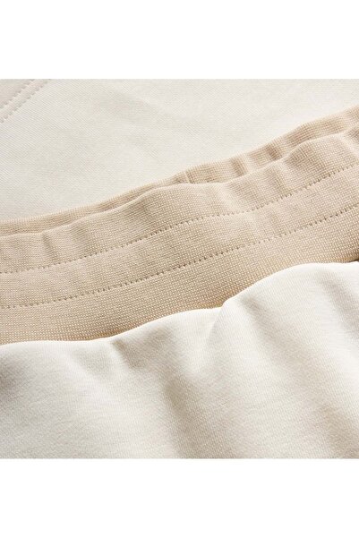 SKECHERS W Diagonal Lw Fleece Sweat Short S2510049-102 Shorts Skirt Women's Skirt Beige