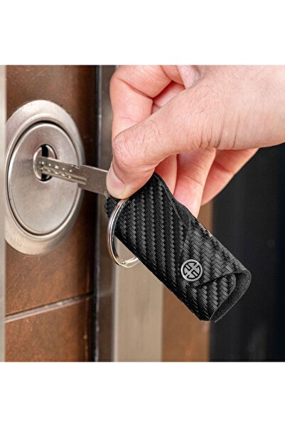 Trusador Unisex Ibiza Carbon Keychain - Carbon Grade and Discharger