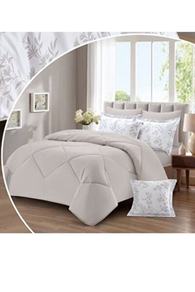 smart home Double-sided comforter set, 8-piece duvet cover set, 8-piece duvet cover set, 100% microfiber