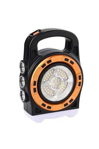 Generic Portable Solar Powered USB Rechargeable Waterproof Camping Flashlight
