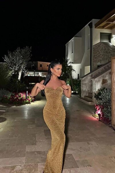 sajarsln Φόρεμα Saja Rsln Flower Fabric Lycra Glitter