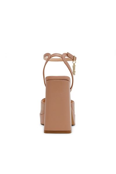 Steve Madden ZINF01S1-602 Beige Heeled Sandals for women