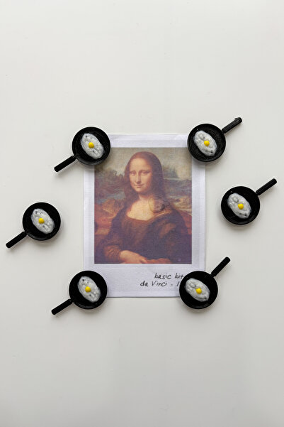 sin istanbul 6'lı Tavada Omlet Buzdolabı Magneti