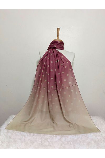 REMOMODA Model de șal din șifon cu model, gradient
