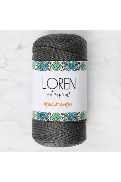 Marsilyan Loren Macrame Smoked Hand Knitting Rope - Rm 067 - 34341