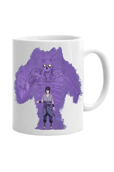 OEM Cana albă personalizată Sasuke Naruto Shippuden, INOVATIX®. 330 ml