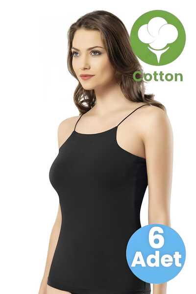 Tezzgelsin Жіночий 6-панельний бавовняний майка без слідів