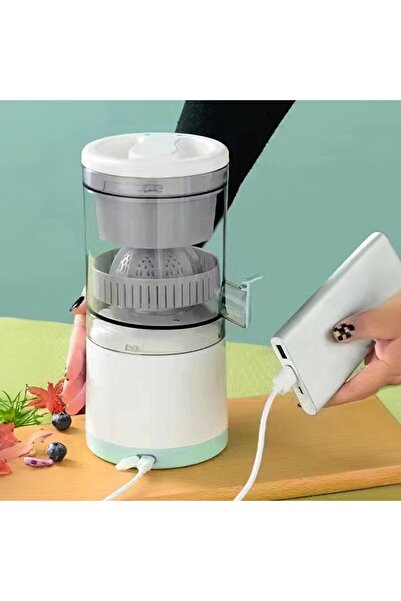 bilger Şarjlı Portakal Meyve Sıkacağı Kablosuz Taşınabilir Narenciye Sıkacağı Fonksiyonlu