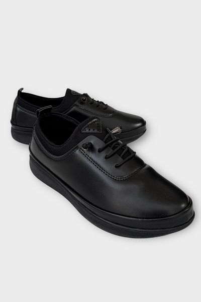 Liger Women's Daily Lightweight Seasonal Comfortable Smart Lacing Orthopedic Casual Shoes Black - Black