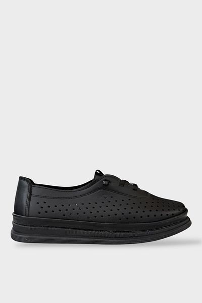 Liger Women's Daily Lightweight Seasonal Comfortable Smart Lacing Orthopedic Casual Shoes Black