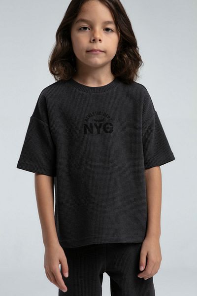 QKK Boy's Cotton Lycra Pique Fabric Bermuda Suit