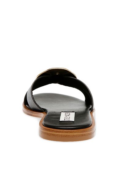 Steve Madden ROSE11S1-017 Black Flat Sandals for women