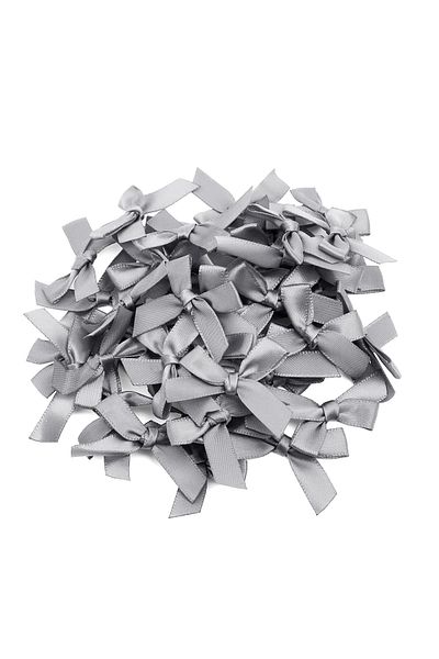 Fiyonks Atölye Bow Satin 50 Pieces, Ribbon Bow Satin