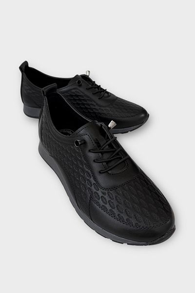 Liger Women's Daily Lightweight Seasonal Comfortable Smart Lacing Orthopedic Casual Shoes Black