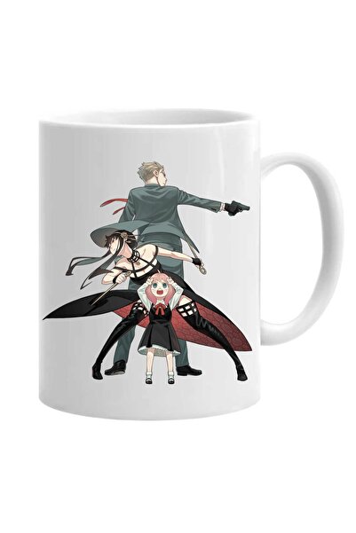 OEM Cana albă personalizată anime spy x family, INOVATIX®. 330 ml