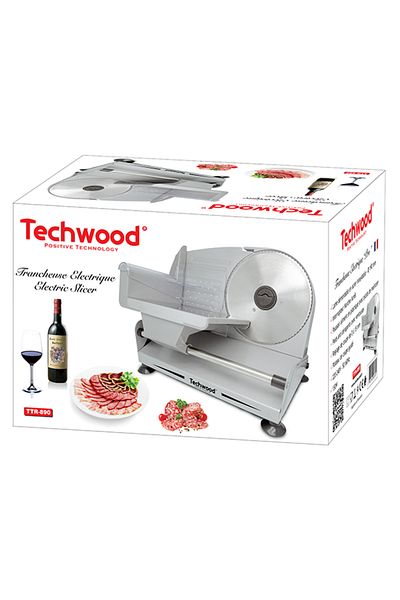 Techwood Kráječ TTR-890, 150 W, 0–15 mm, ocelový kotouč 19 cm