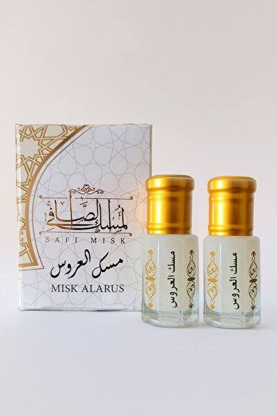 MUSK AL TAHARA Orijinal Alarus Misk (2 ADET × 6ML) Temiz, Pudralı Ve Hafif Va...