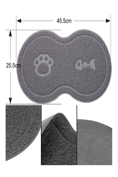 Best Ladies Dog Feeding Mat, Non-Slip, Flexible, Soft, Non-Toxic Puppy Pet Food Mat