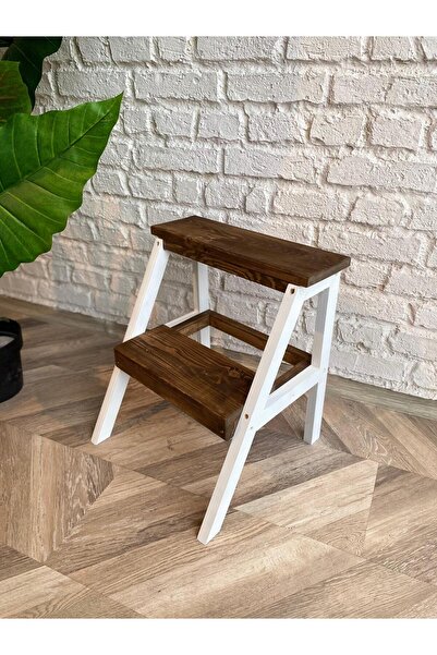 WOODENSA Basamak Tabure Çocuk Bebek Banyo Wc Lavabo Merdiven Yükseltici