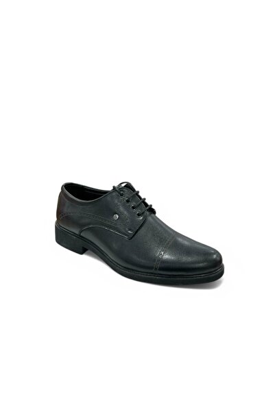 iskarpino Чорні класичні чоловічі повсякденні черевики зі шнурівкою та штучною шкірою