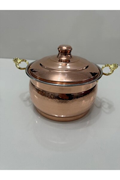 Erişim Bakırhanem Sebe Home Copper Mini Casserole 16 cm Food Bowl