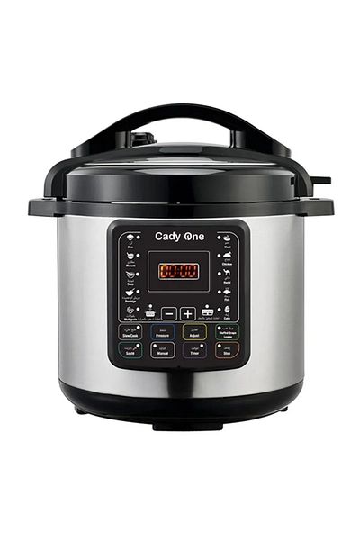 Cady One Electric Pressure Cooker 8 Liter Silver/Black