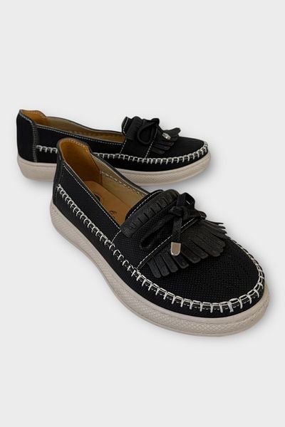 Liger Pantofi de damă, zilnic, ușori, sezonieri, confortabili, casual, NEGRU - BEJ