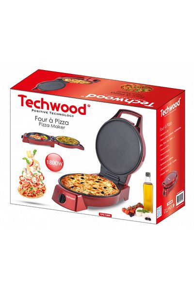 Techwood Pizza maker Techwood TPZ-1805, 1800W, diameter 30cm