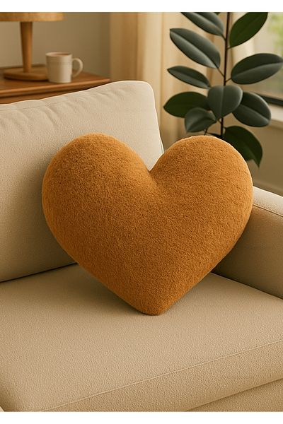 Plush Soft Plush Decorative Heart Cushion Pillow Throw Pillow Imported Toscano