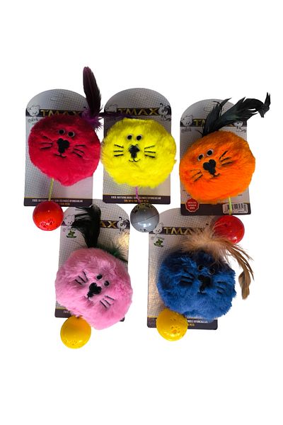 Markapet Plush Cat Dog Toy with Sound Catnip Various Colors 15 cm