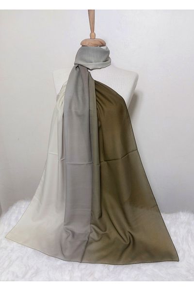 REMOMODA Gradient Patterned Chiffon Shawl