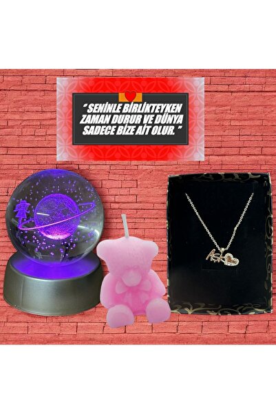 ARMOR4 NANO CERAMİC COATİNG Renk Değiştiren Led Işıklı Cam Satürn Kız Küre Çe...