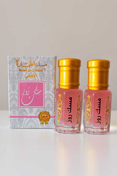 MUSK AL TAHARA Orijinal Rose Misk (2 ADET × 6ML) Zarif, Romantik Ve Yumuşaktı...