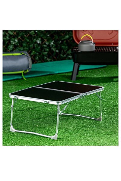 KOÇTAŞ 60x40cm Katlanır Kamp Masası Siyah Yükseklik 25cm