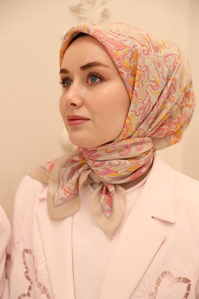 Silk Home Süreyya Pattern Olinda Silk Scarf