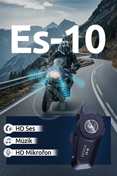 EN SİGA Mega Güçlü Batarya 1.800Mah Kurye Motorcu İntercoom Kask Kulaklık Moto Kulaklık