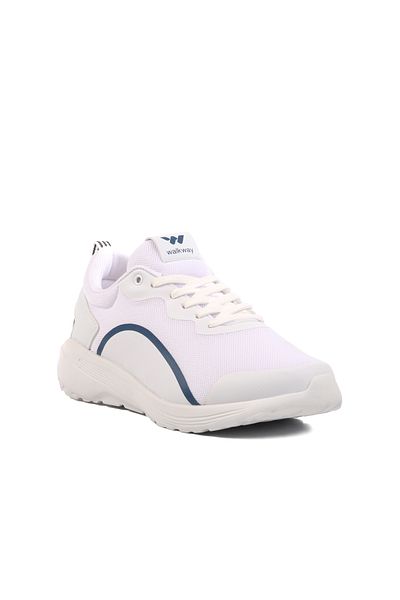 AYK'S White-Navy Blue Lightweight Men's Sports Shoes Dera 640 m
