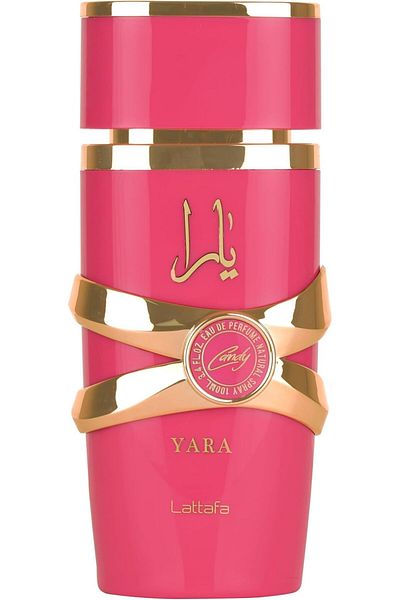 lattafa Yara Candy for Women Eau de Parfum Spray, 3.4 Ounce / 100 ml
