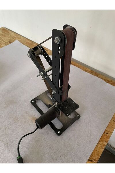 GBA Bant Belt Zımpara Bıçak Makas Takım Bileme Atolye Işleri Metal Epoksi, Boynoz Zımparalama Makinesi