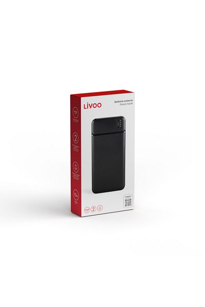 LİVOO Externí powerbanka Livoo TEA308, 10000 mAh, 10W, 240g