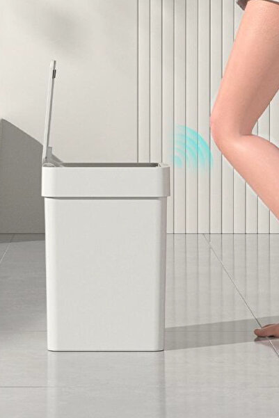 Genel Markalar Slim Sensörlü Çöp Kovası 9 Litre – Otomatik Kapaklı Hijyenik Atık Kovası 22x15x31 cm