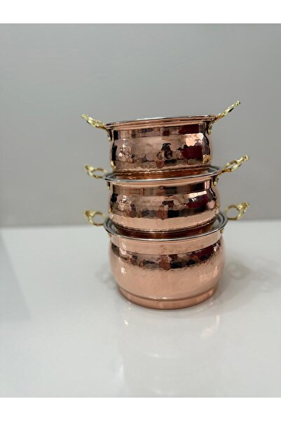Erişim Bakırhanem Sebe Home Copper Mini Casserole Set Food Bowl