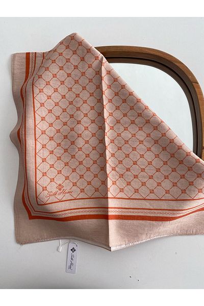 Silk Home Monogram Pattern Olinda Scarf