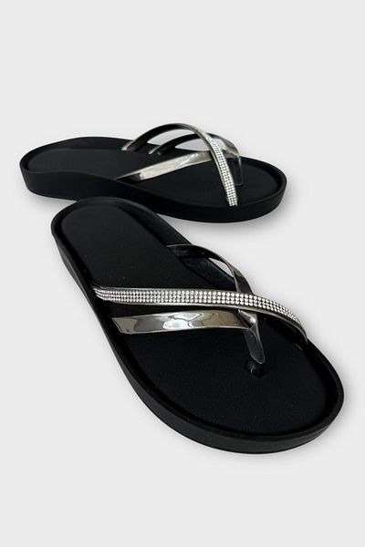 Liger Flip-flops de damă cu pietre PLATINUM